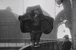 Pulo para a morte da Torre Eiffel, em 1912